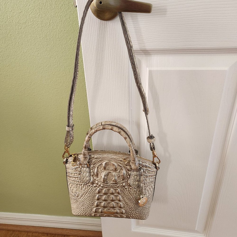 Brahmin Small/med Duxbury bag, Cream